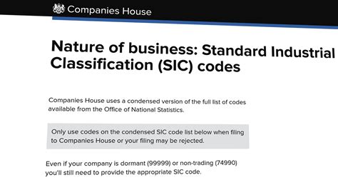 sic code for charity|companies house sic code list.